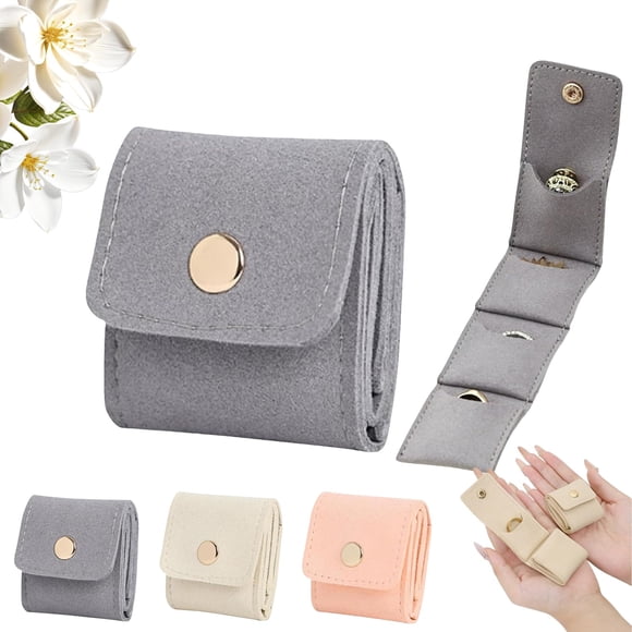 Bolso de Joyería Plegable MKOXPO con Broche para Viaje
