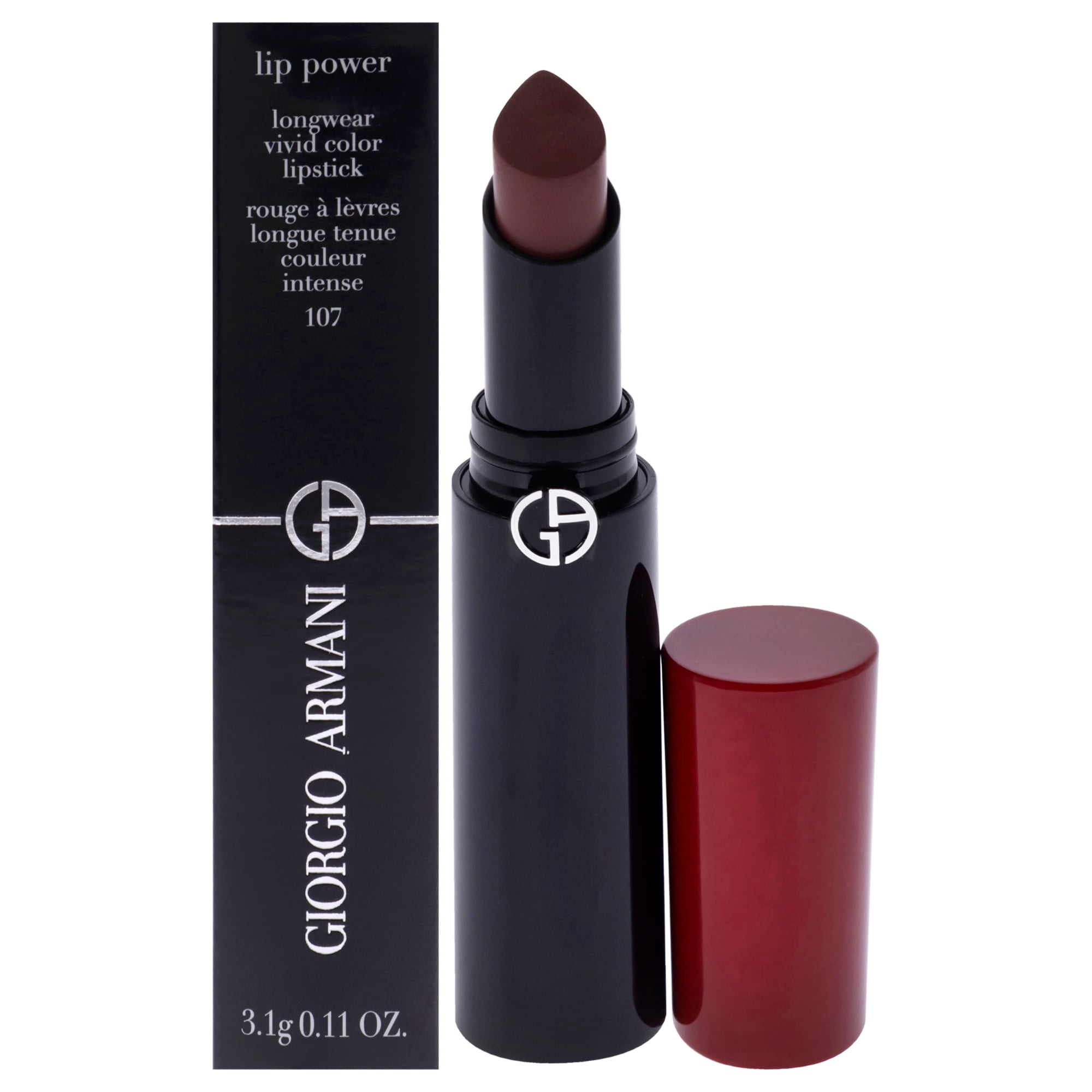 Giorgio Armani - Lip Power Lápiz Labial De Color Vivo De Larga Duración - Sensual De Para - Lápiz Labial