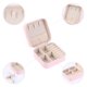 thumbnail image 4 of Caja de joyería portátil REGALWOVEN, mini organizador de joyas de cuero PU, cajas de almacenamiento y exhibición, estuche de joyas para mujeres, 4 of 7