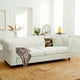 thumbnail image 2 of Sofá Karine 3 Cuerpos Tela Beige 214×88×78 Cm Retro, 2 of 9