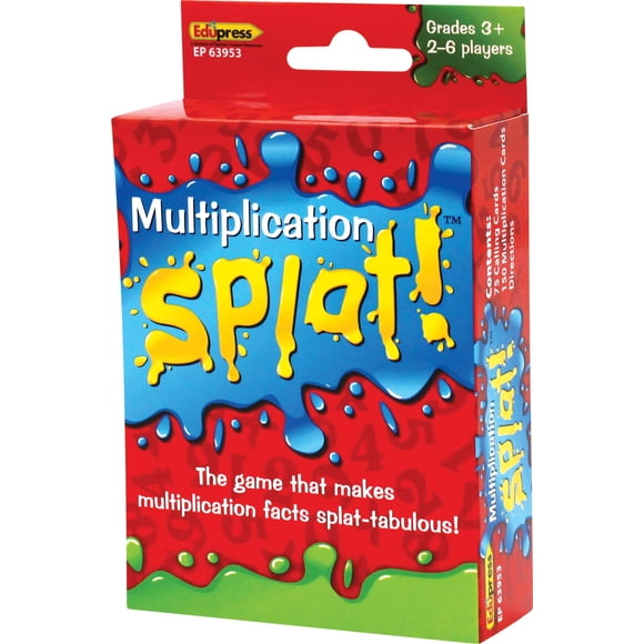 Juego Math Splat Edupress EP63953 Multiplicación