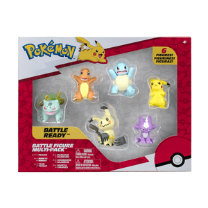 Set 6 Figuras De Batalla Pokemon