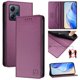 thumbnail image 1 of Funda Billetera con Soporte para Xiaomi Redmi Note 12 5G Bloqueo RFID Plegable Violeta, 1 of 6