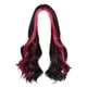 thumbnail image 4 of Peluca Rizada Ondulada Larga De 21 Pulgadas, Fibra Sintética, Elegante Para Citas, Boda, Fiesta, Rosa, Rojo, Resaltado, 4 of 5