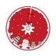 thumbnail image 3 of Cubierta De La Base De La Falda Del árbol De Navidad 90 Cm Redondo Cálido Para La Decoración Del Hogar Fiesta Estilo De Vacaciones F, 3 of 3