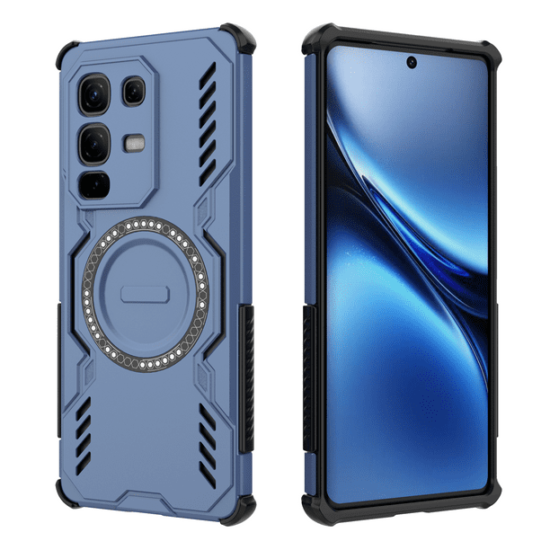 Funda FOXDOCK para Infinix Note 50s 5G , magnética, resistente a golpes, con soporte, unisex, carga inalámbrica