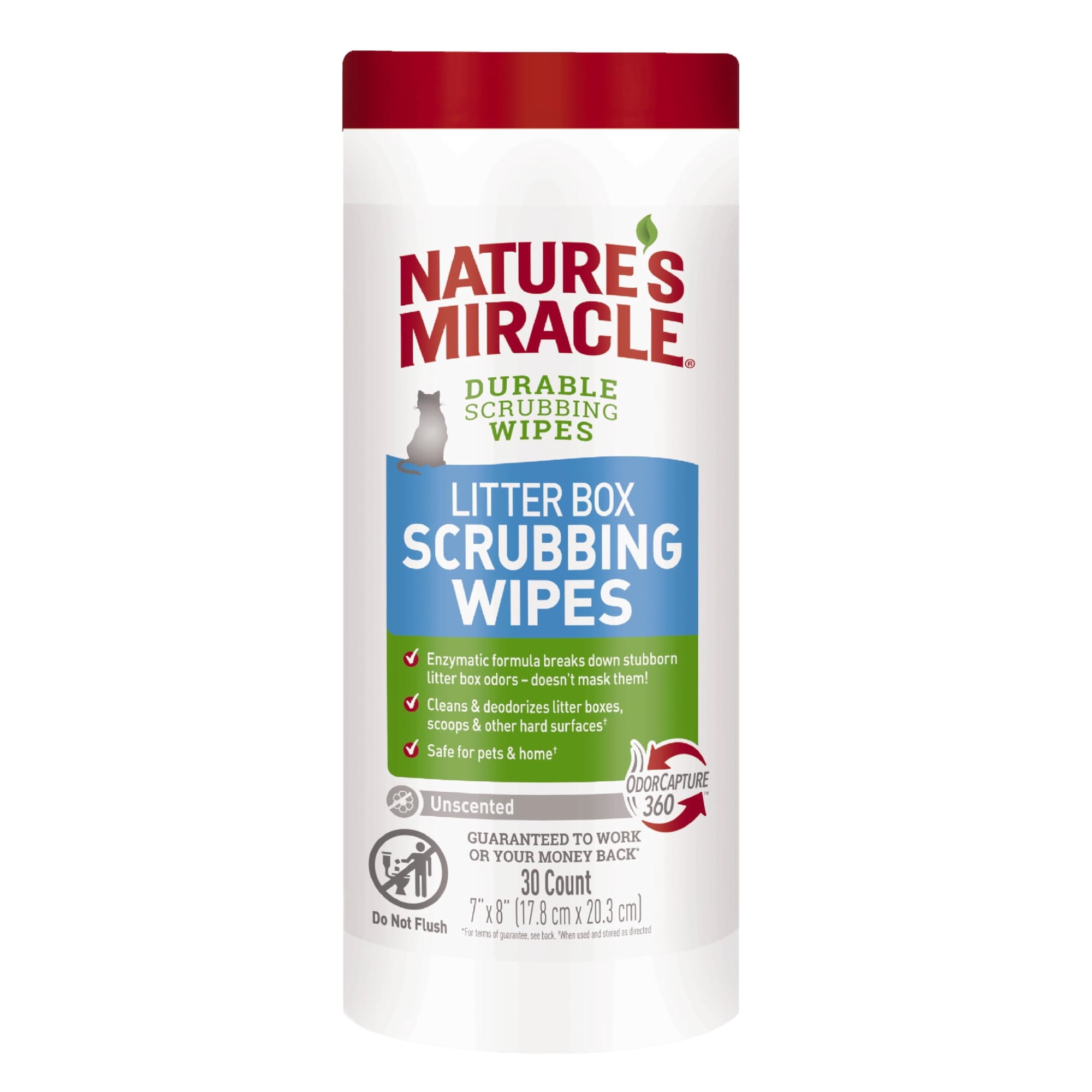 Toallitas Para Limpiar La Caja De Arena Nature's Miracle, 30 Unidades