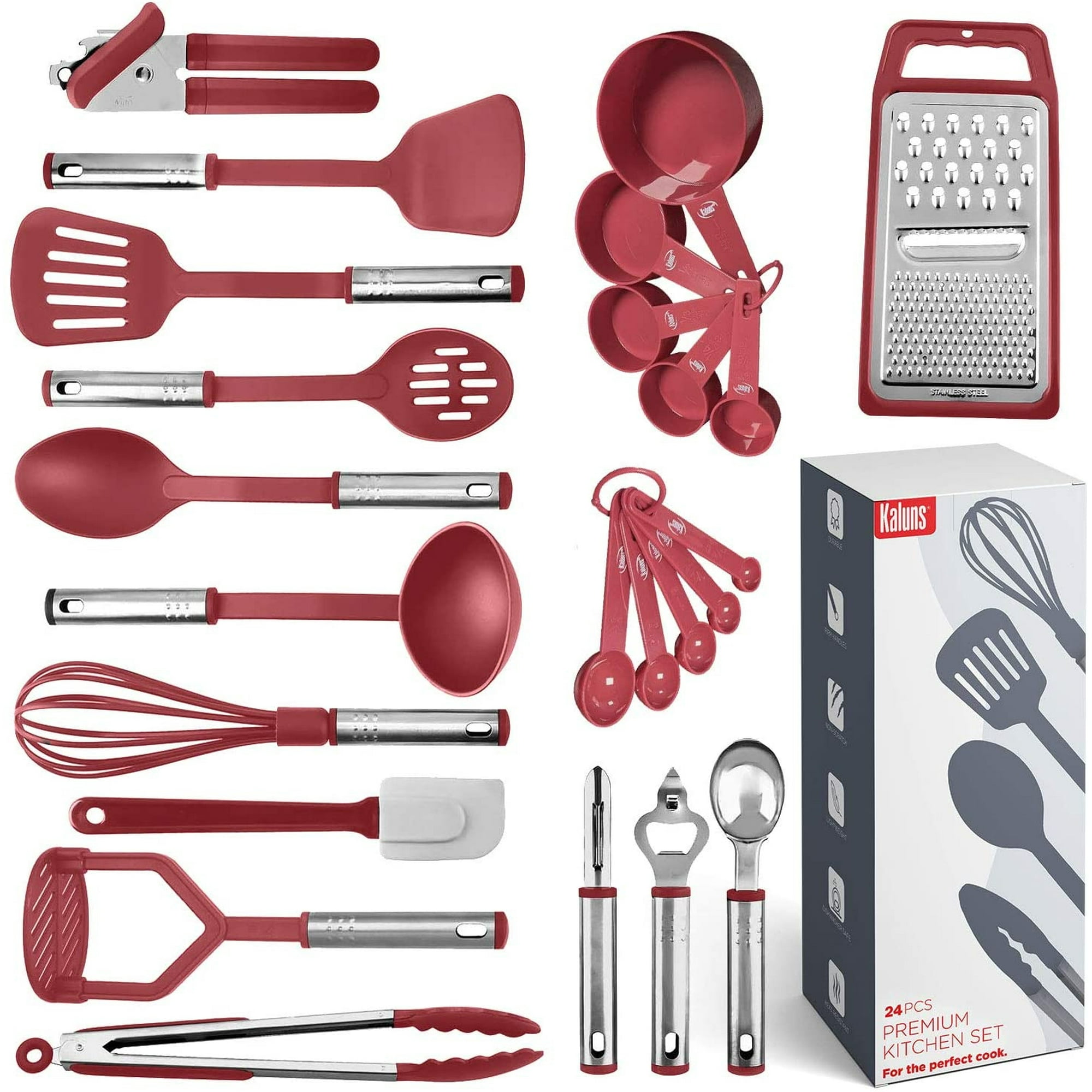 Juego De Utensilios De Cocina 24 Kaluns