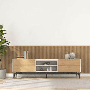 Masisa - Revestimiento Ripado Carvalo Media Altura 1218X218Mm