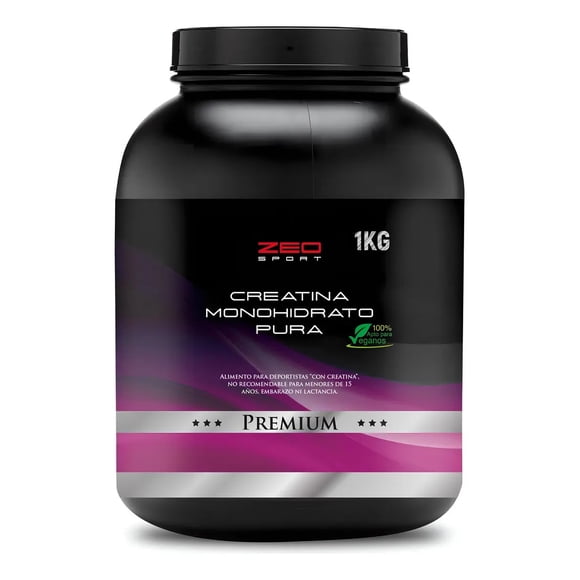 Creatina Monohidrato Pura 1 Kilo Sin Excipientes , Zeo Sport Sin Sabor