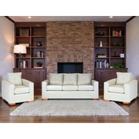 Muebles Altiro - Sofá Israel 311 - Cuero Sintético Pu Beige