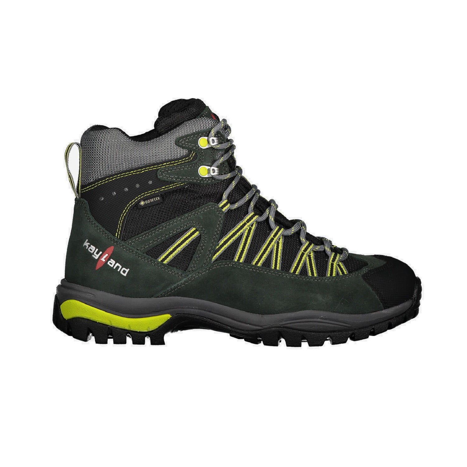 Bottes De Randonnée Kayland Ascent K GTX – Bleu/Gris, Textile Et Suède