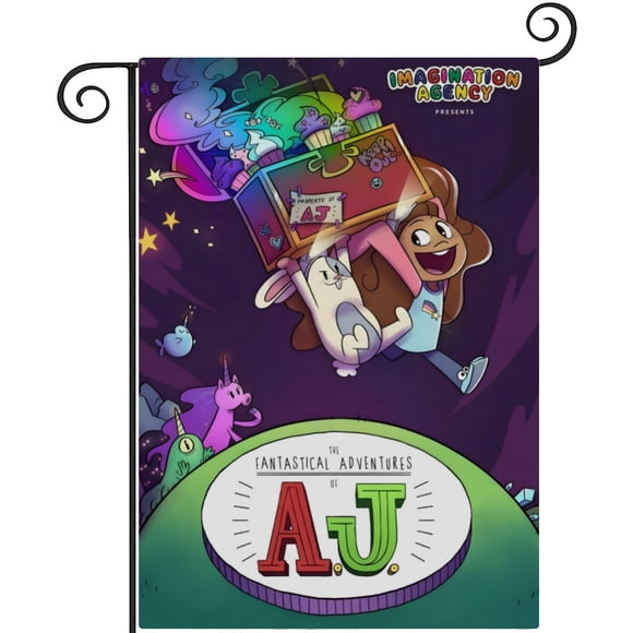 Hey AJ-bandera de jardín temática. 28CM*45CM