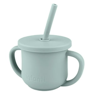 Vaso 2 En 1 Con Asas Azul Infanti
