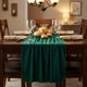 thumbnail image 2 of REGALWOVEN Camino de Mesa para Decoración de Cocina Cumpleaños, Larga Corredor de Cocina de Poliéster para Decoración de Mesa de Cocina y Comedor Verde Oscuro 70x300cm, 2 of 6