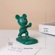 thumbnail image 1 of 1pc Resin Hand-painted Bear Mobile Phone Holder Desk Office Desk Statue Ornament Birthday Gift Holiday Gift, 1 of 3
