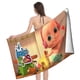 thumbnail image 4 of Loo Loo Kids Toalla de playa de secado rápido con diseño temático, regalo para mujeres y niñas, ideal para cumpleaños, fans, amantes de la música, uso en la playa o al aire libre, 78 × 160 cm, 4 of 6
