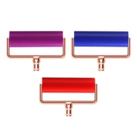 Bothyi - Rodillo De Regla Estable De Herramienta De Pintura De Diamante De 3 Piezas Para Manualidades De Bricolaje Adultos Niños Dorado