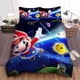 thumbnail image 1 of Super Mario Flying With Luma In Galaxy Quilt Duvet Cover Set Soft Bedspread3-Piece Bedding Set, 1 of 5
