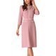 thumbnail image 4 of INSPIRE CHIC Vestido de mujer en línea A con contraste de color para usar en el trabajo con adornos de tweed S Rosa, 4 of 5