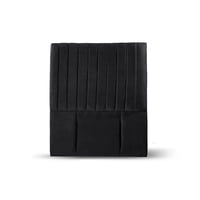 Latam Home - Respaldo Sorrento Tela Negro 1 Pza
