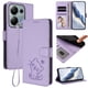 thumbnail image 2 of Carcasa Billetera de Cuero Sintético para Xiaomi Redmi Note 14S 4G, Lila Claro, 2 of 6