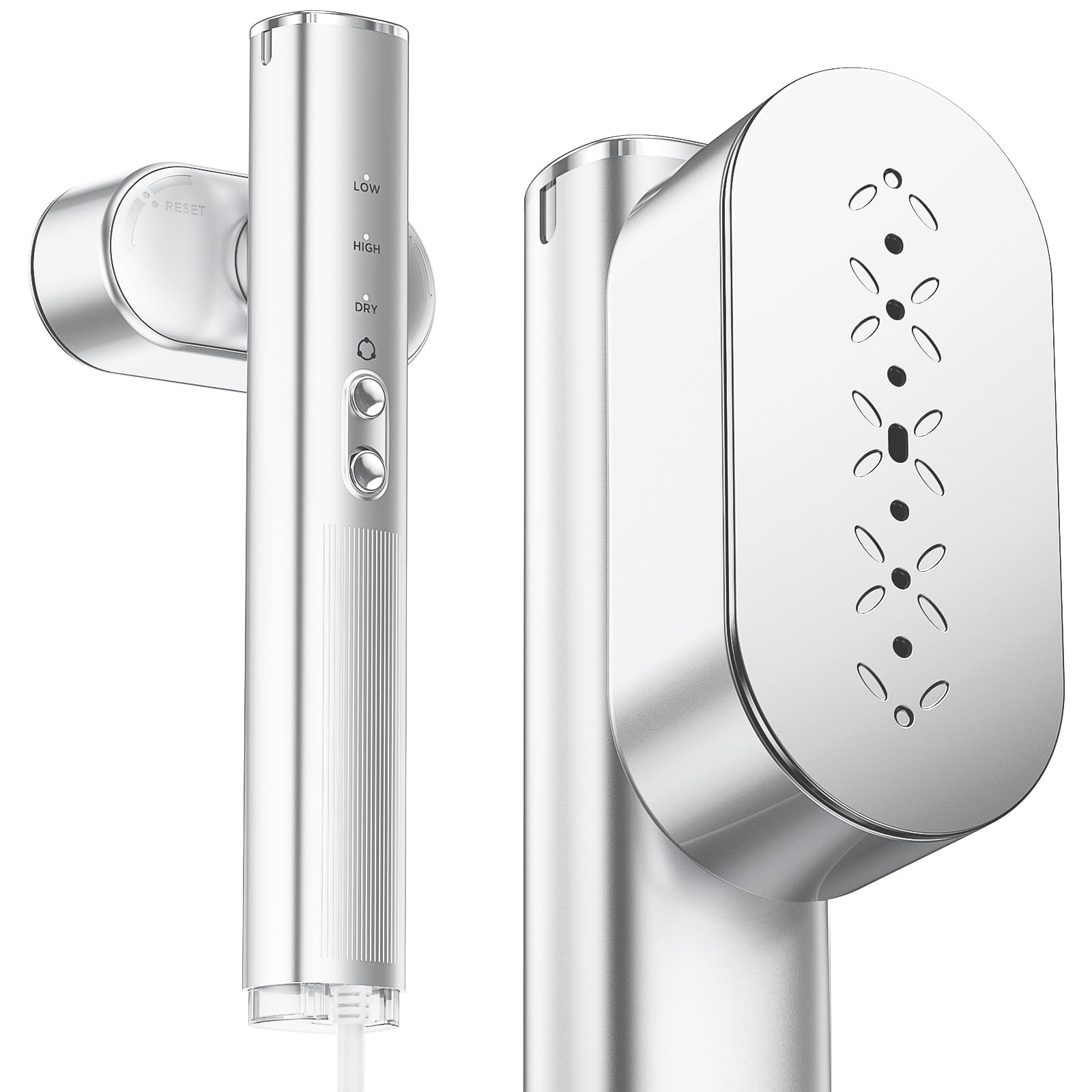 Travel Steamer Mgnaooi Vaporizador 2 En 1, Plancha 100-240 V, 120 Ml, Plata