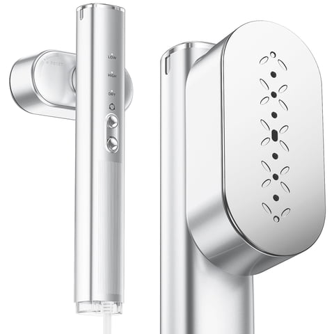 Travel Steamer Mgnaooi Vaporizador 2 En 1, Plancha 100-240 V, 120 Ml, Plata