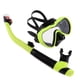 thumbnail image 1 of Máscara De Buceo Antiniebla Conjunto De Snorkel Gafas De Natación Scuba Snorkel Yellow, 1 of 5