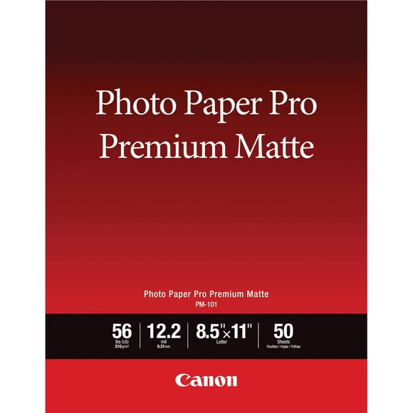 Papel fotográfico Canon PM-101 Pro Premium Matte A4 (21 x 29,7 cm)