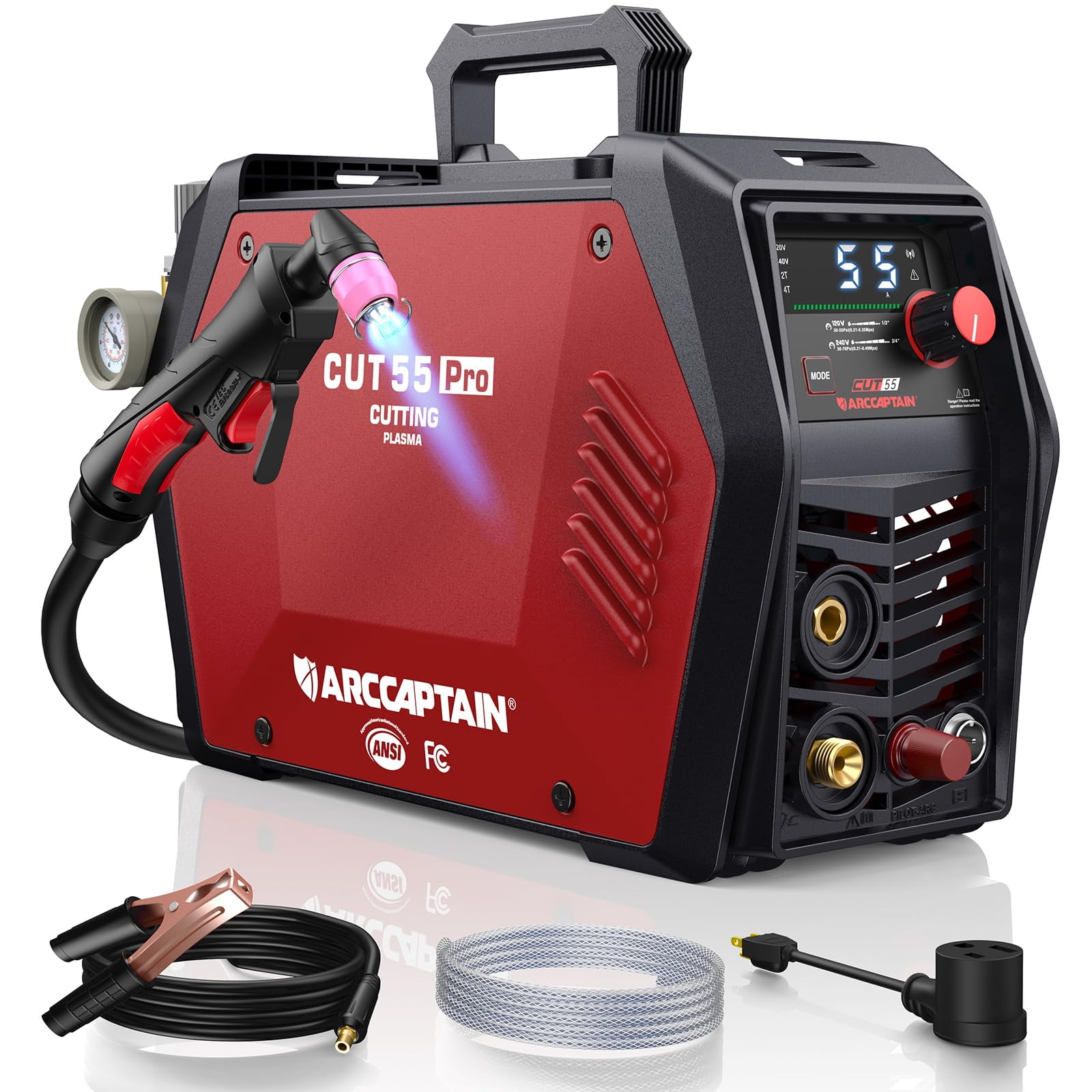 Cortadora De Plasma Arccaptain Icontrol Cut55 Pro 55a 110v/220v