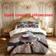thumbnail image 1 of 3pcs Pigeon Blowing Bubbles Theme Printed Bedding Set | Includes 1 Duvet Cover and 2 Pillowcases All Season, 1 of 5