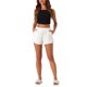 thumbnail image 2 of INSPIRE CHIC Pantalones Cortos de Pijama para Mujer con Cordón Ajustable, Ropa de Dormir con Bolsillos, Talla L, Blanco, 2 of 6