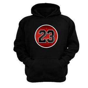 Genérico - Polerón Canguro 23 Con Capucha Negro Talla Xl Unisex