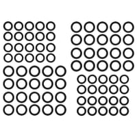 Ioensy - 80 Piezas De Anillos De Sello De Orings De Presión De Potencia 1/4"" 3/8'' Lavadora A Presión