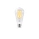 thumbnail image 2 of Bombilla LED inteligente WiZ Clear, 60 W, ST19, filamento blanco ajustable, 2 of 6