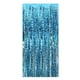 thumbnail image 1 of 4 Pack 3.3 pies x 6.6 pies ondulado Sparkle Aqua Teal Cortina de lámina azul - agua azul lámina Streamers para vacaciones soltera océano temática decoración invierno fiesta decoraciones suministros, 1 of 3