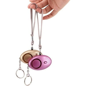 Veatool - Pack De 2 Alarmas Personales De 140Db Con Luz Led - Llavero De Seguridad Y Autodefensa Para Mujeres, Niños Y Ancianos