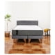 thumbnail image 1 of Cama Europea Zen Best 2 Plazas Colchon Resortes Base Dividida + Respaldo Tela Gris, 1 of 6