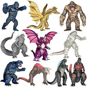 Set De Figuras De Acción Twcare Godzilla Vs Kong 10 Piezas