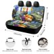 thumbnail image 2 of Pikmin-theme Car Rear Seat Covers Back Elastic Flexible Car Seat Covers Decorative Fits Most Cars 120x59x76cm, 2 of 6