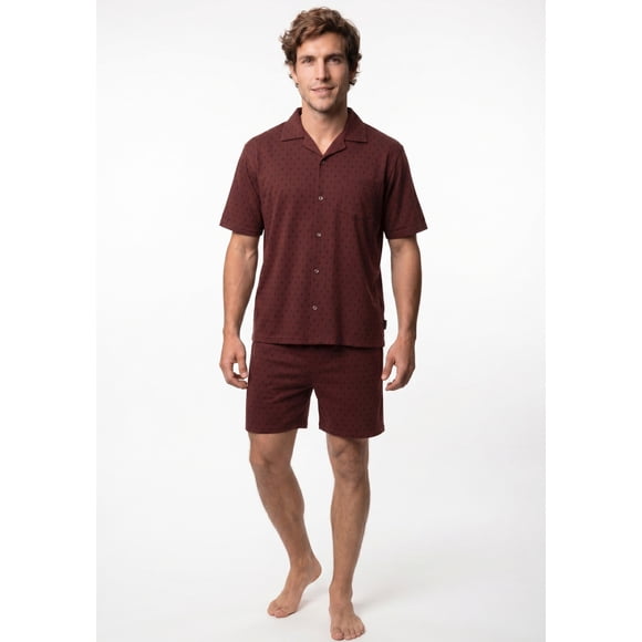 Pijama Hombre Verano 2 piezas Algodón Kayser 770824-BUR