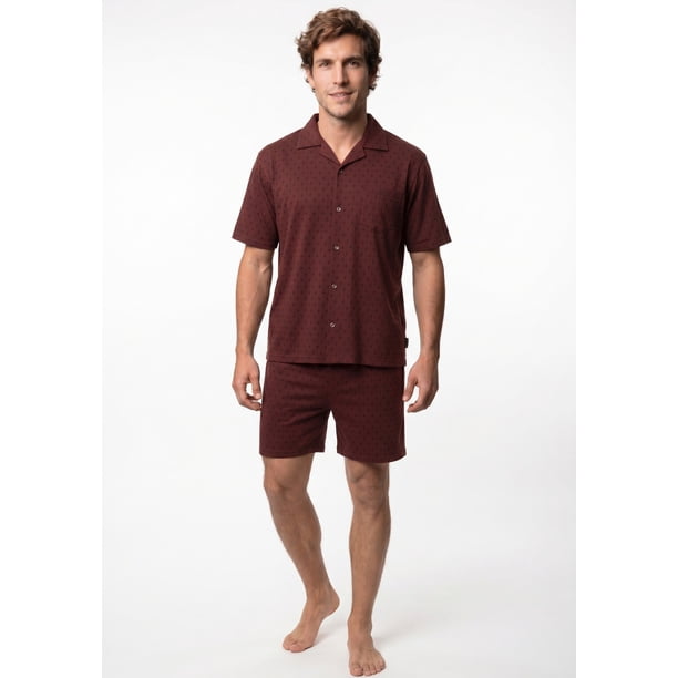 Pijama Hombre Verano 2 piezas Algodón Kayser 770824-BUR