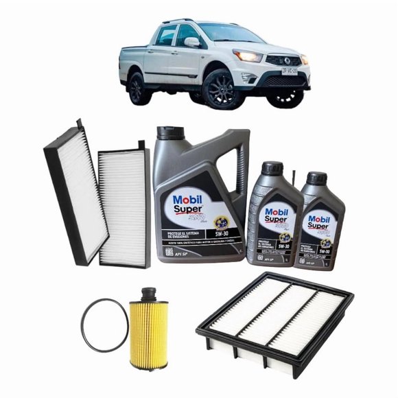 Kit Mantención Actyon Sports 2018/19/2020 Aceite Motor Filtr