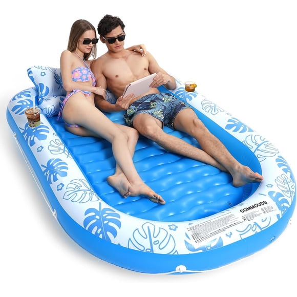 Colchoneta Inflable COMMOUDS XL 80x56cm Almohada Cervical