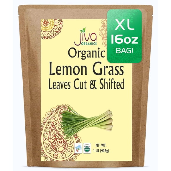 Té de Hojas Sueltas de Jiva Organics de Hierba Limón 454 g