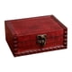 thumbnail image 3 of Caja De Madera De Estilo Vintage Caja De Almacenamiento De Regalo De Joyería Decorativa Con Cerradura Con Cierre De Cierre, 3 of 5
