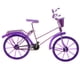 thumbnail image 1 of 1 10 Bicicleta Modelo Bicicleta Con Cesta Artesanía Decoración Del Hogar Juguete Púrpura, 1 of 5