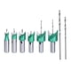 thumbnail image 4 of 6 uds broca enrutadora de madera brocas de cuentas y 2 brocas centrales herramienta de mano brocas de carpintero duraderas herramienta esférica para c, 4 of 5