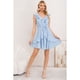 thumbnail image 1 of Vestido Corto Mujer Sin Manga Escalonado Casual Eventos 3371, 1 of 3